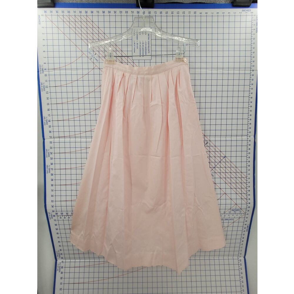 Nordstrom Vintage‎ Pink Short Sleeve Blouse Pleated Preppy Maxi Skirt Set Outfit - Picture 7 of 16